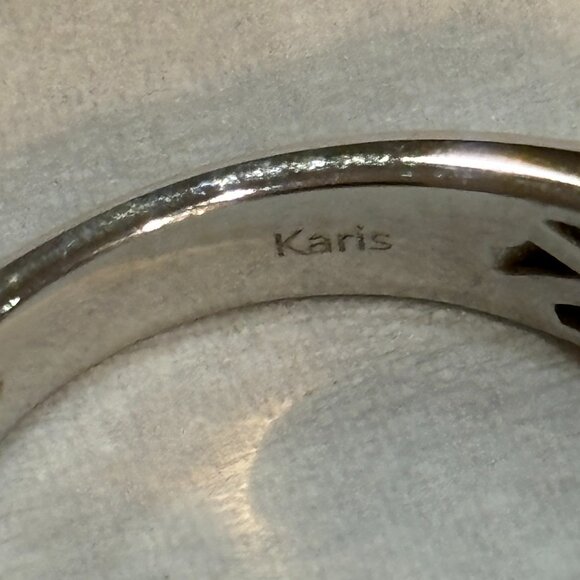 Karis 925 Sterling Silver Blue Topaz STS Ring - Picture 8 of 15